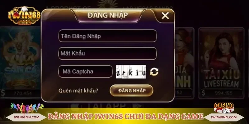 Đăng nhập Iwin68 chơi đa dạng game